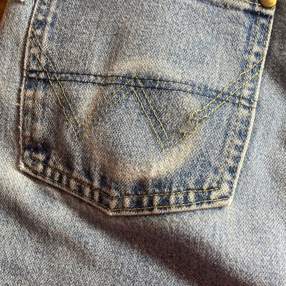 Men's Pre Owned George Strait Cowboy Cut Wrangler Light Blue Jeans - Picture 10 of 13